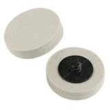 Buy 2 Roloc Compressed Wool Polish Buff Wheel Pad - Flat, 1 2 Thick by ProTool