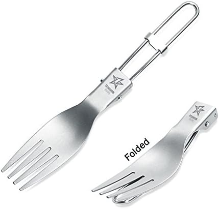 NikaGrace Folding Titanium Fork FF300