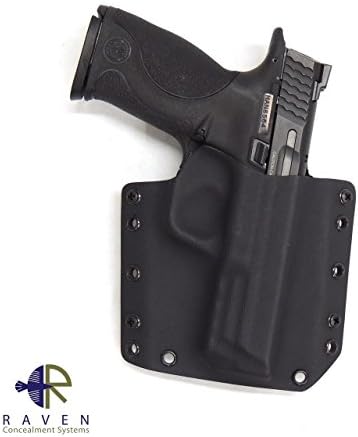 Raven Concealment Systems Phantom Modular Holster for M9/92/96, RH, Wolf Grey, Full Shield, Standard Cut, 1.5" Belt Loops