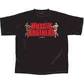 超兄貴 マッスルブラザーズTシャツA(両面プリント) サイズ:M