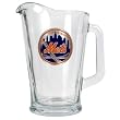 New York Mets 60oz Glass Pitcher - Primary Logo MLB Baseball