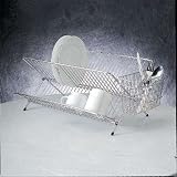 41DmBLMqUgL. SL160  Folding Stainless Steel Dish Rack