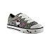 Hello Kitty Girl's Stars Ox Fashion Sneaker (Toddler) Size 8 Grey /Grey