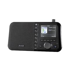 Avox INDIO Color Internetradio mit Fernbedienung und Weckfunktion (8,9 cm (3,5 Zoll) Display, 12 Watt, WLAN, AUX-IN, USB)