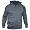 TapouT Iconic Full Zip Fleece Hoodie [Grey], Large