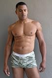 Papi Camo Boxer Brief for Men - Army Green