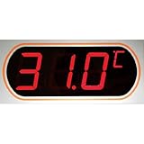 マザーツール デジタルLED表示大文字温度計(上下設定モデル) MT-872