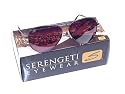 SERENGETI MEDIUM SATIN GUMETAL AVIATOR SEDONA POLARIZED SUNGLASSES $200.00