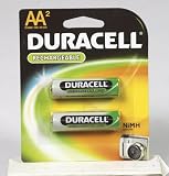 DURACELL DC1500B2N AA SIZE NiMH RECHARGEABLE BATTERIES CD/2