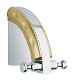 GROHE Sentosa Robe Hook, Chrome with Gold Accent #40232IG0