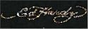 Poster Ed Hardy Signature Signatur Unterschrift Schriftzug - Mediumposter - Größe 91,5 x 30,5 cm