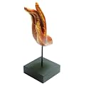 Carved Acacia Wood Buddha Hand - Red