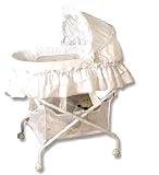 Bedside Bassinet - White Eyelet
