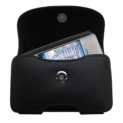 Horizontal Leather Case with Belt Clip/Loop for the i-Mate Ultimate 5150