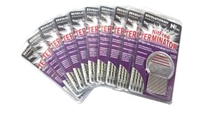 BULK (100)Nit Free Terminator Lice Comb, Professional Stainless Steel Louse and Nit Comb for Head Lice Treatment, Removes Nits