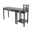 Liso Desk with Hutch and Stand - Espresso By Winsome Furniture