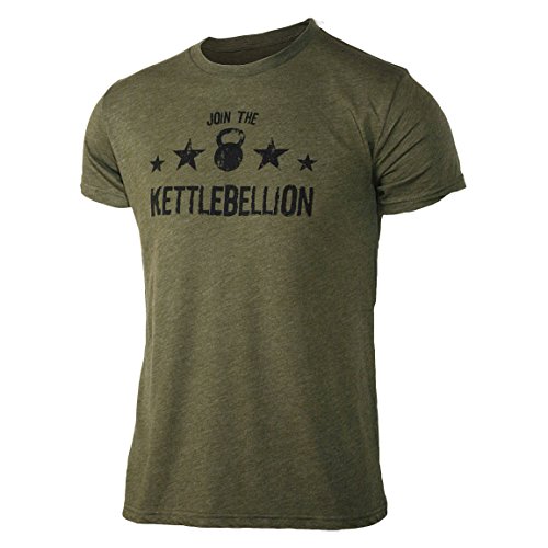 Join the Kettlebellion - Military Green - Men's Kettlebell Triblend T-shirt