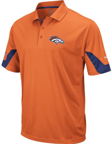 Denver Broncos 2010 Orange Sideline Team Polo Shirt - Medium