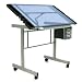 Studio Designs Vision Craft Station ( Silver/Blue Glass) 10053