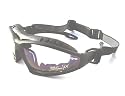 Black Frame Ladgecom Clear Lens Winter Cycling and Running Glasses