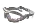 Black Frame Ladgecom Clear Lens Winter Cycling and Running Glasses