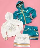 Baby Phat - Baby Phat Little Girl Metallic-Trim Tricot Skirt