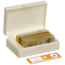 American Educational Plastic Plant Microscope Slide Set in Plastic Storage Box (Bundle of 50)