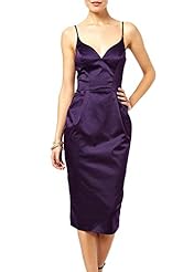 Girls Fitted Backless Stretchy Sweetheart Chiffon Empire   Waistline  Dress