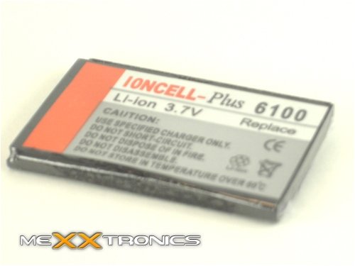 Cell Phone Battery for Nokia 7270 100% fits, properly matching Li-Ion, Lithium Ion Technology, 1100 mAh Batteries