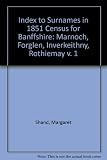 Index to surnames in 1851 Census for Banffshire. Addendum to Volume 1, Rothiemay