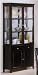 China Cabinet Buffet Hutch Contemporary Style Cappuccino Finish