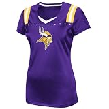 NFL Minnesota Vikings Draft Me III Short Sleeve V-Neck Synthetic Tee