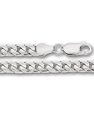 14K White Gold Miami Cuban Link Chain (Width 5.8mm)