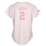Derek Jeter New York Yankees Women's Pink Replica Jersey