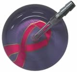 Breast Cancer Ribbon with Purple BG Ultrascope Stethoscope w/ Adult Head & Navy Tubing
