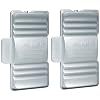 Ezetil Kuehl Akku fuer Kompressorkuehlbox  EZC Plus 6�C (2x600g), silber, 25,8 x 16,8 x 3,2 cm