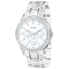 Fossil Damen-Multifunktionsuhr Dress Plastik ES2364