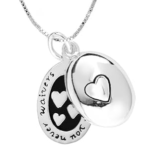 Buy Sterling Silver My Faith In You Never Waivers Because I Know You, Because I Love You Two Charm... by Amazon.com Collection