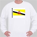 Sweatshirt with Brunei, flag