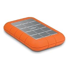 LaCie Rugged  500GB  externe Festplatte (2,5 Zoll,5400rpm) USB 2.0 & FireWire 400 & FireWire 800  sto�resistent  Design by Neil Poulton