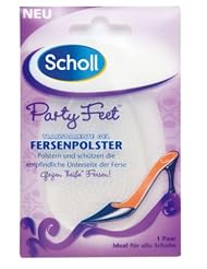 Scholl Party Feet Transparente Gel Fersenpolster, 1 Paar