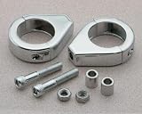 Custom Cycle Chrome Turn Signal Relocation Clamps - 41mm LC2641 Custom Cycle Chrome Turn Signal Relocation Clamps - 41mm LC2641