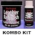 Leather Refinish Color Restorer Aid and Cleaner/Conditioner Finish Preparer Combo Kit - 2 Pieces
