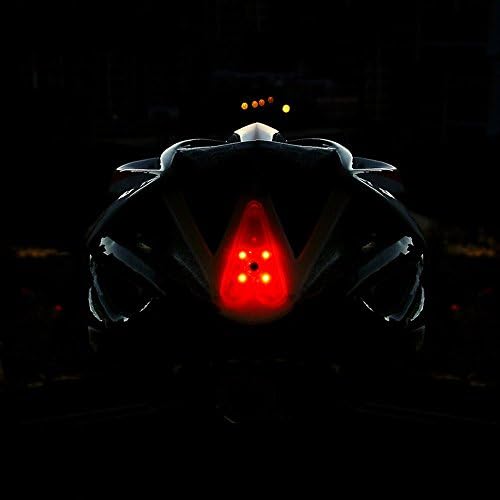 A Point Super Light Integrally Road Bicycle Cycling Helmet With Luminous (black)