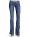 Frankie B. Womens Zip It Slim Boot Cut Jegging, Swan, 27