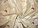 Velvet Embroidered Silk Taffeta - VELVET HARP COLLECTION - Champagne Ice