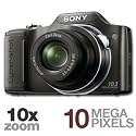 Sony Cyber-shot DSC-H20/B 10.1 MP Digital Camera with 10x Optical Zoom and Super Steady Shot Image Stabilization