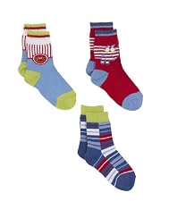 Stripe and pattern socks - 3pk