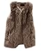 Ideal4dress Women Faux Fur Shaggy Vest Gilet Sleeveless Coat Outerwear Waistcoat