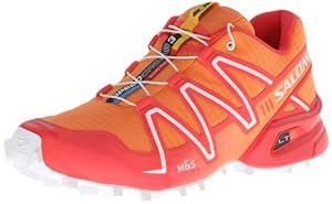 Salomon Women's Speedcross 3 Trail Running,Orange Feeling/Papaya/White,8 M US
